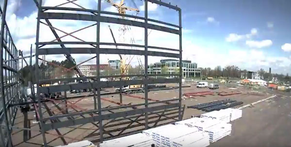 Construction d’un nouveau parking pour l’hôpital Amphia à Breda – Timelapse